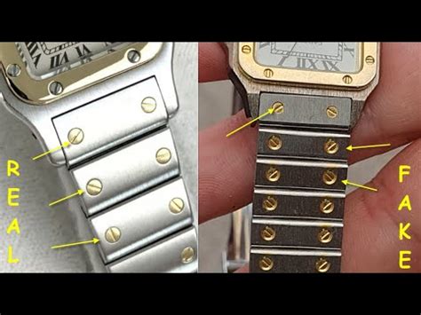 how can you tell a fake cartier watch|cartier watch authenticity check.